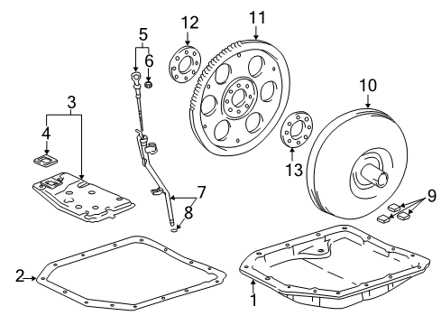 1999 Toyota Camry Automatic Transmission - Transmission Diagram 2 - Thumbnail