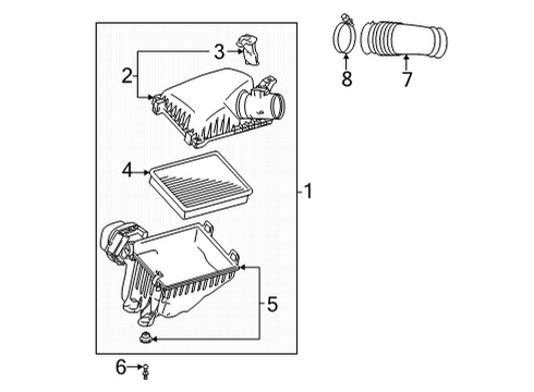 2025 Toyota Tundra Air Intake Diagram