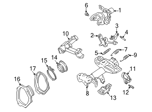 2000 Toyota RAV4 Housing & Components Diagram