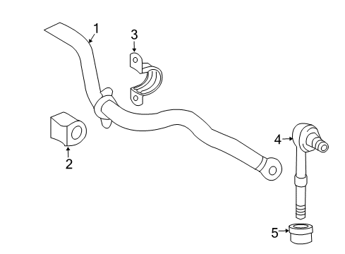 2014 Toyota RAV4 Stabilizer Bar & Components Diagram 5 - Thumbnail