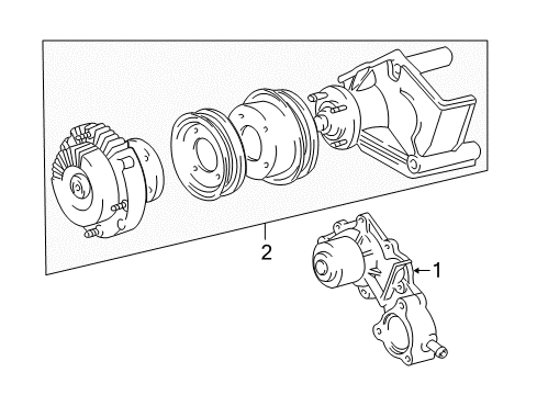2002 Toyota 4Runner Water Pump Diagram