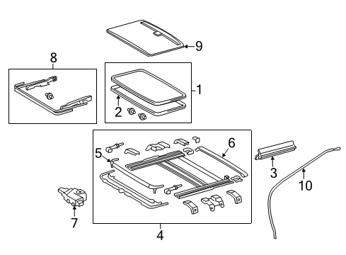 2012 Toyota Camry Motor Diagram for 63260-06060
