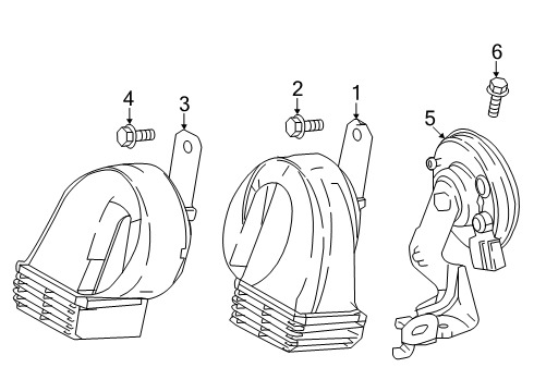 2025 Toyota Camry Horn Diagram