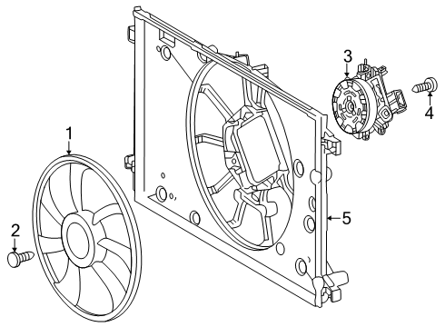 2024 Toyota Prius Prime Cooling Fan Diagram