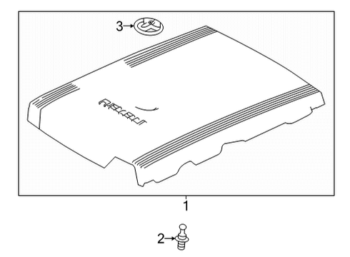2025 Toyota Mirai Engine Appearance Cover Diagram