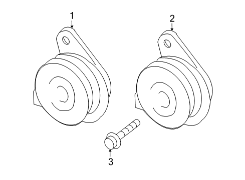 2009 Toyota Prius Horn Diagram