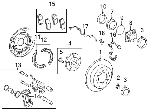 2017 Toyota Sequoia Anti-Lock Brakes Diagram