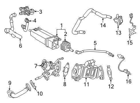 2017 Toyota Prius Prime EGR System Diagram