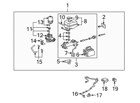2007 Toyota FJ Cruiser Hydraulic System Diagram