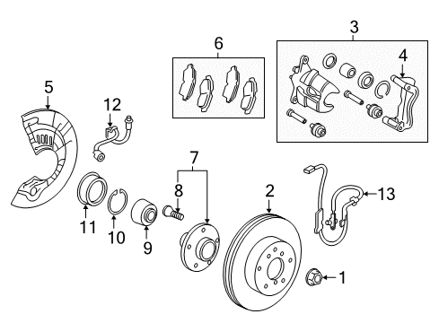 2017 Toyota Camry Anti-Lock Brakes Diagram