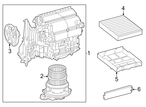 2025 Toyota Grand Highlander Automatic Temperature Controls Diagram