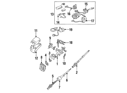 1996 Toyota T100 Switches - Electrical Diagram 2 - Thumbnail
