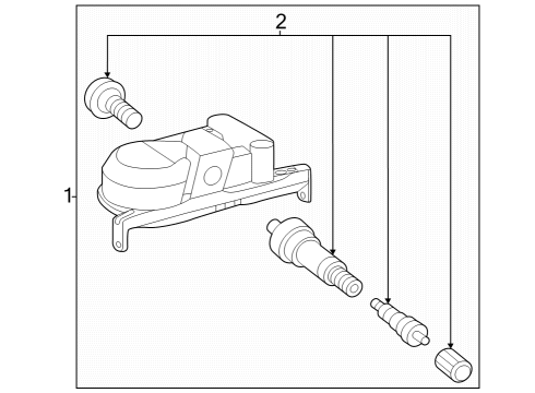 2025 Toyota Tundra Tire Pressure Monitoring Diagram