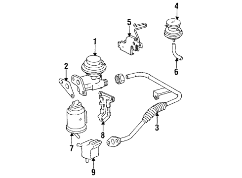 1992 Toyota Paseo EGR System Diagram