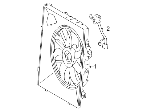 2025 Toyota Tacoma Cooling Fan Diagram