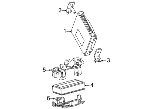 2016 Toyota Mirai Communication System Components Diagram