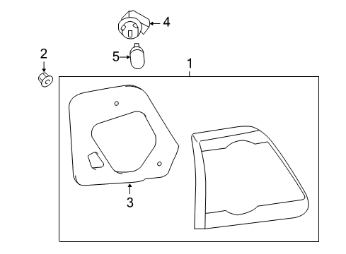 2011 Toyota Corolla Bulbs Diagram 4 - Thumbnail