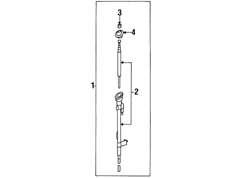 1994 Toyota Celica Antenna & Radio Diagram