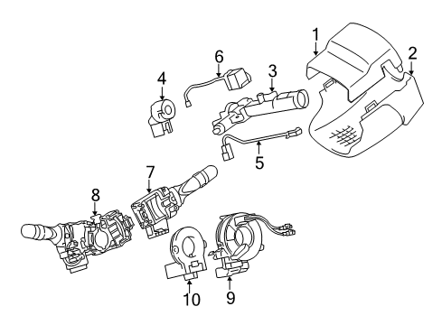2012 Toyota Avalon Switches - Electrical Diagram 2 - Thumbnail