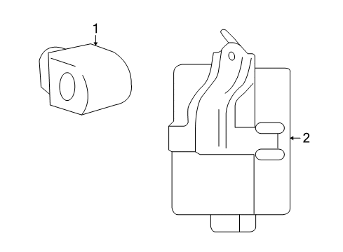 2012 Toyota Highlander Keyless Entry Components Diagram