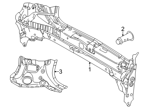 2025 Toyota Land Cruiser Rear Body Diagram