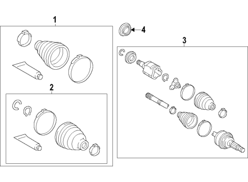 2024 Toyota Sienna Rear Axle Diagram