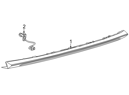 2025 Toyota Crown Signia High Mount Lamps Diagram
