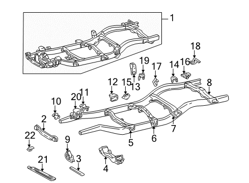 1998 Toyota Tacoma Tow Hook, Front Driver Side Diagram for 51094-35010