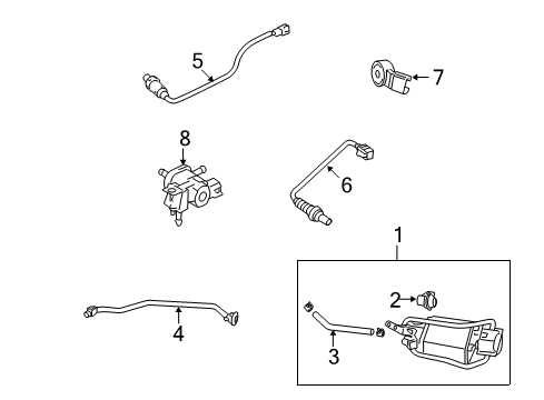 2010 Toyota Corolla Vapor Canister Diagram 2 - Thumbnail