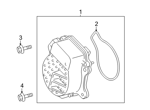 2014 Toyota Prius V Water Pump Diagram