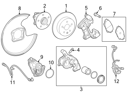 2025 Toyota bZ4X Parking Brake Diagram
