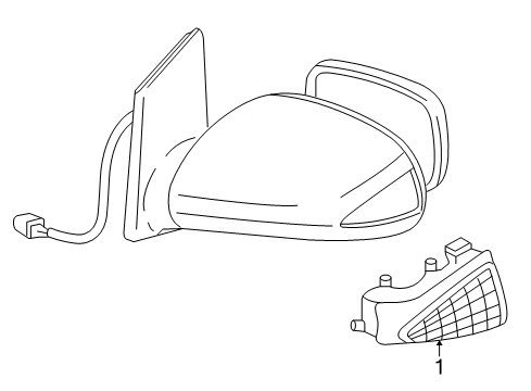 2006 Scion xA Side Repeater Lamps Diagram
