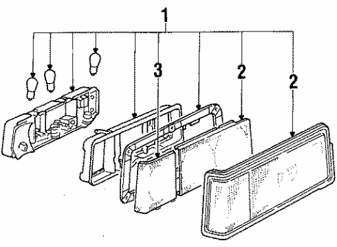 1985 Toyota Celica Tail Lamps Diagram