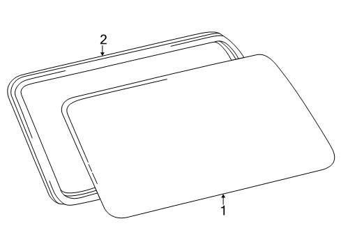 2002 Toyota Land Cruiser Glass & Hardware - Quarter Panel Diagram