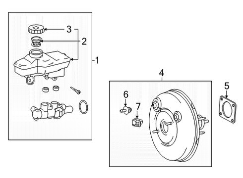 2025 Toyota Tundra Vacuum Booster Diagram