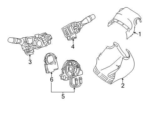 2014 Toyota Avalon Switches - Electrical Diagram 2 - Thumbnail