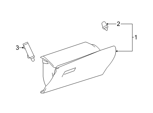 2015 Toyota RAV4 Glove Box Diagram