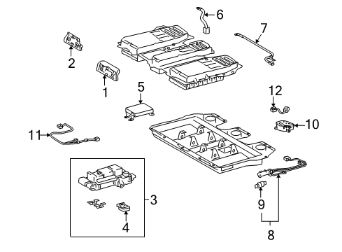 2008 Toyota Highlander Battery Diagram 2 - Thumbnail