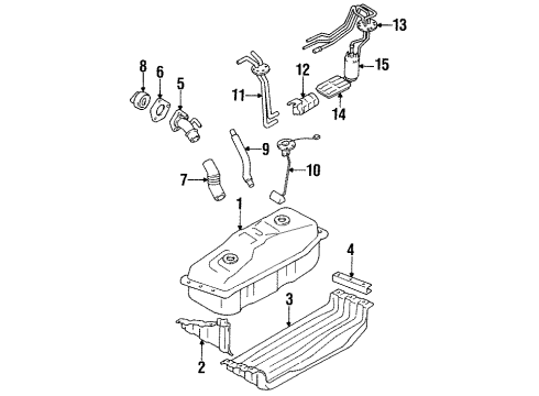 1990 Toyota Pickup Fuel Supply Diagram