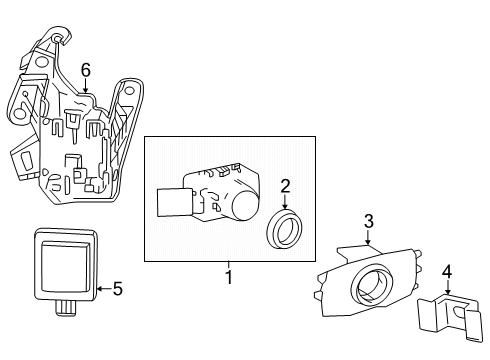 2025 Toyota Land Cruiser Electrical Components - Rear Bumper Diagram