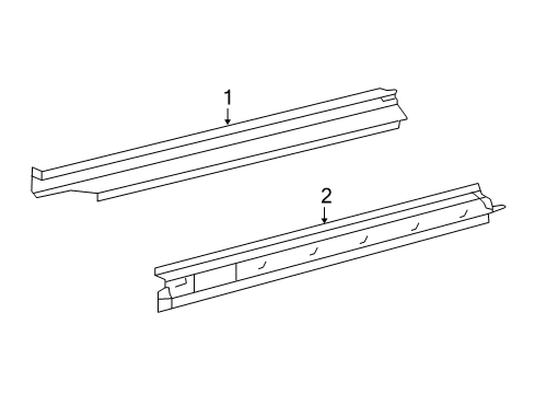 2012 Toyota Tacoma Rocker Panel Diagram 3 - Thumbnail