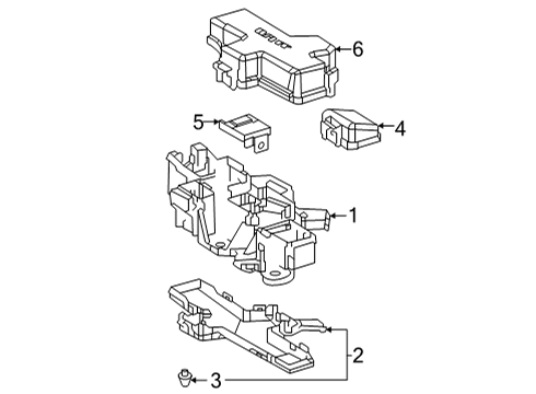 2024 Toyota Venza Fuse & Relay Diagram 3 - Thumbnail