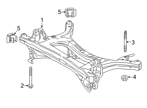 2025 Toyota Corolla Suspension Mounting - Rear Diagram 2 - Thumbnail