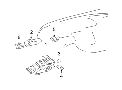 2006 Toyota Tundra Electrical Components Diagram 2 - Thumbnail