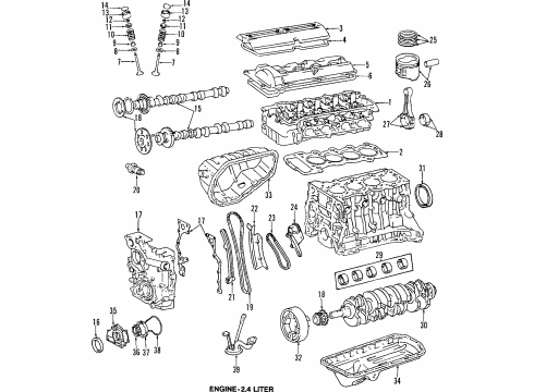 1991 Toyota Previa Engine Mounting Diagram