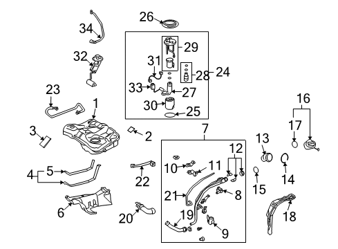 2009 Toyota Matrix Senders Diagram 2 - Thumbnail