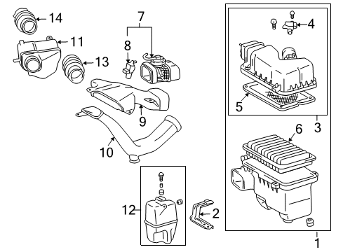 2006 Toyota Sienna Filters Diagram
