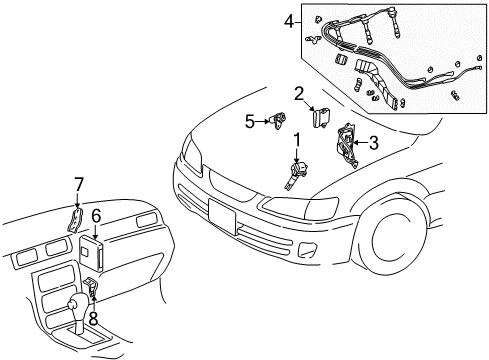 2003 Toyota Solara Powertrain Control Diagram