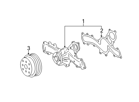 2010 Toyota Avalon Water Pump Diagram