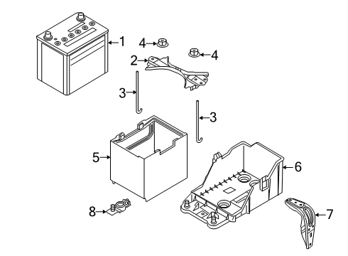 2019 Toyota Yaris Battery Diagram